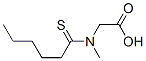 Glycine,  N-methyl-N-(1-thioxohexyl)-