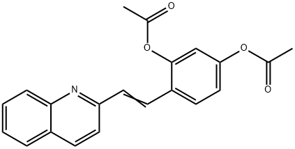Diacetic acid 4-[2-(quinolin-2-yl)vinyl]-1,3-phenylene ester