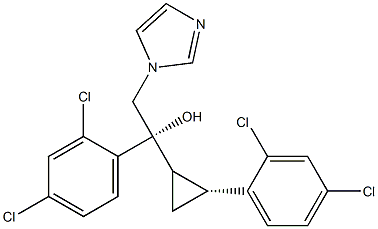 1H-Imidazole-1-ethanol, α-(2,4-dichlorophenyl) -α-[2-(2,4-dichlorophenyl)cyclopropyl]-, [1α(R),2]-