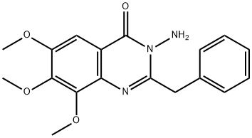 4(3H)-Quinazolinone,  3-amino-2-benzyl-6,7,8-trimethoxy-  (6CI)