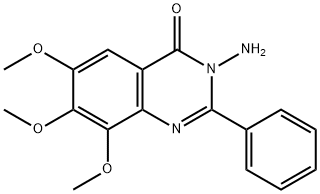 4(3H)-Quinazolinone,  3-amino-6,7,8-trimethoxy-2-phenyl-