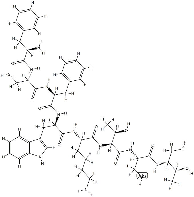 (2R,3R)-2-[(D-Phe-L-Cys-L-Phe-D-Trp-L-Lys-L-Thr-L-Cys-)Amino]-1,3-butanediol