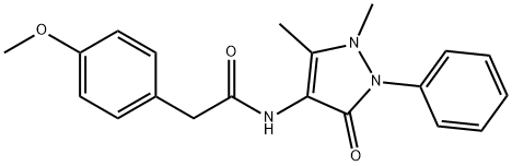 N-(1,5-dimethyl-3-oxo-2-phenyl-2,3-dihydro-1H-pyrazol-4-yl)-2-(4-methoxyphenyl)acetamide