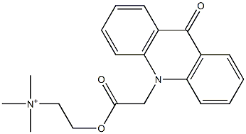 cholinium 9-oxo-10-acridineacetate