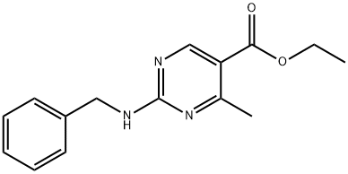 2-苄胺邻-4-甲基-嘧啶-5-甲酸乙酯