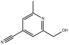4-Pyridinecarbonitrile, 2-(hydroxymethyl)-6-methyl- (9CI)