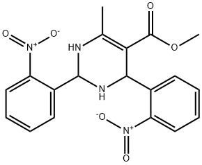 2,4-双{2-硝基苯基} -6-甲基1,2,3,4-四氢-5-嘧啶羧酸甲酯