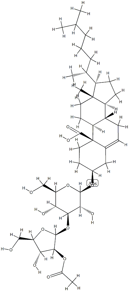 3β-[[3-O-(2-O-Acetyl-β-D-arabinofuranosyl)-β-D-glucopyranosyl]oxy]cholest-5-en-19-oic acid