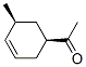 Ethanone, 1-(5-methyl-3-cyclohexen-1-yl)-, cis- (9CI)