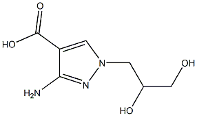 1H-Pyrazole-4-carboxylicacid,3-amino-1-(2,3-dihydroxypropyl)-(9CI)