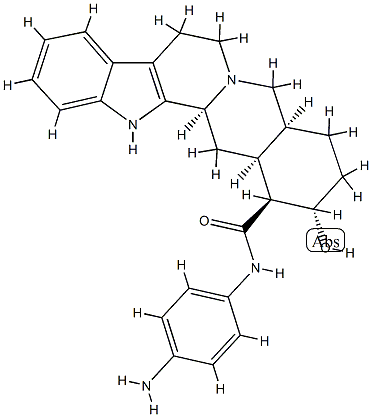 rauwolscine 4-aminophenylcarboxamide