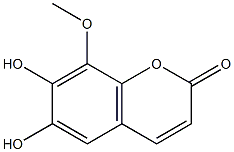 2H-1-Benzopyran-2-one,6,7-dihydroxy-8-methoxy-(9CI)