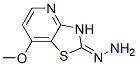 Thiazolo[4,5-b]pyridin-2(3H)-one, 7-methoxy-, hydrazone (9CI)