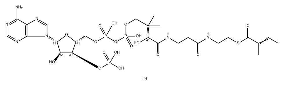 coenzyme A tiglyl derivative (C5:1), lithium salt