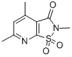 2,4,6-Trimethylisothiazolo(5,4-b)pyridin-3(2H)-one 1,1-dioxide