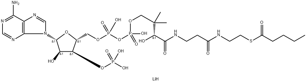 coenzyme A n-valeryl derivative (C5:0), lithium salt