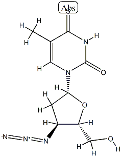 3'-azido-3'-deoxy-4-thiothymidine