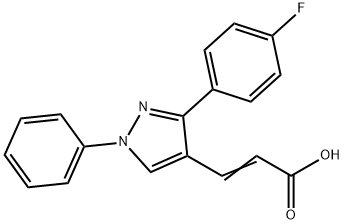 3-(3-(4-氟苯基)-1-苯基-1H-吡唑-4-基)丙烯酸
