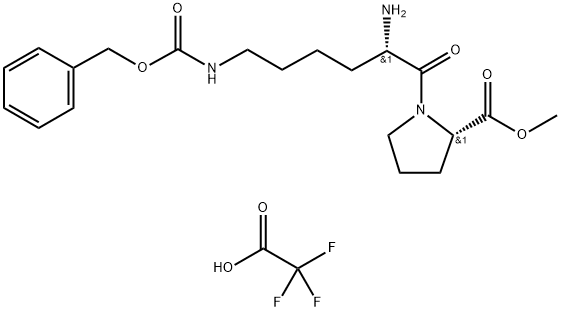 N-Benzyloxycarbonyl-L-lysyl]-L-proline Methyl Ester Trifluoroacetic Acid Salt