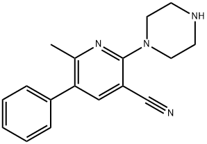 6-Methyl-5-phenyl-2-piperazino-3-pyridinecarbonitrile