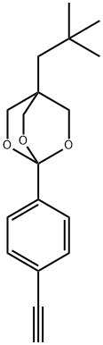 2,6,7-Trioxabicyclo(2.2.2)octane, 4-(2,2-dimethylpropyl)-1-(4-ethynylp henyl)-
