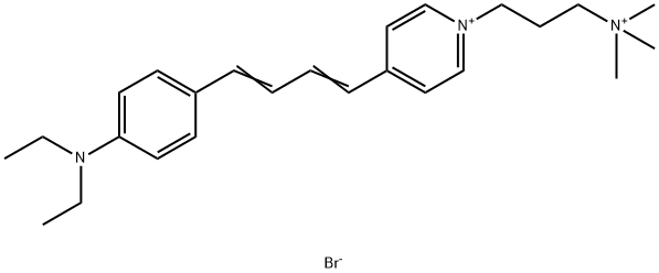NEURODYE RH-461;N-(4-TRIMETHYLAMMONIUMPROPYL)-4-(4-(4-(DIETHYLAMINO)PHENYL)BUTADIENYL)PYRIDINIUM DIACETATE