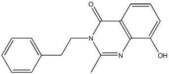 4(3H)-Quinazolinone,  8-hydroxy-2-methyl-3-phenethyl-  (6CI)