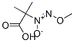 Propanoic acid, 2-(methoxy-NNO-azoxy)-2-methyl- (9CI)