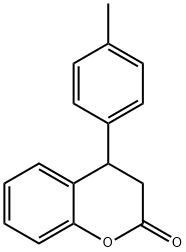 2H-1-Benzopyran-2-one, 3,4-dihydro-4-(4-Methylphenyl)-