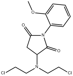 3-(N,N-bis(2-chloroethyl)amino)-1-(2'-methoxyphenyl)pyrrolidine-2,5-dione