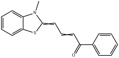(2E,4Z)-4-(3-METHYL-1,3-BENZOTHIAZOL-2(3H)-YLIDENE)-1-PHENYLBUT-2-EN-1-ONE