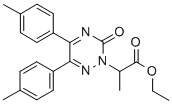 1,2,4-Triazine-2(3H)-acetic acid, 5,6-bis(4-methylphenyl)-alpha-methyl -3-oxo-, ethyl ester