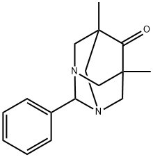 5,7-dimethyl-2-phenyl-1,3-diazatricyclo[3.3.1.1~3,7~]decan-6-one