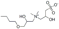 1-Propanaminium, 3-butoxy-2-hydroxy-N-(2-hydroxy-3-sulfopropyl)-N,N-dimethyl-, inner salt