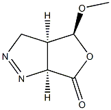 6H-Furo[3,4-c]pyrazol-6-one,3,3a,4,6a-tetrahydro-4-methoxy-,(3aR,4S,6aS)-rel-(9CI)