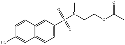 2-(2-Hydroxy-N-methylnaphthalene-6-sulfonamido ethyl acetate