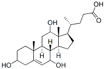 3,7,12-trihydroxy-5-cholenoic acid