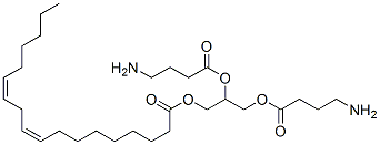 (9Z,12Z)-9,12-Octadecadienoic acid 2,3-bis(4-amino-1-oxobutoxy)propyl ester