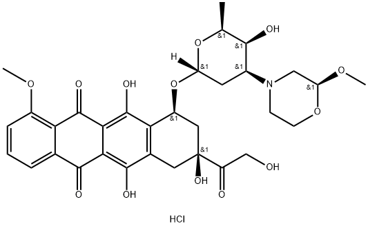 (8S,10S)-6,8,11-trihydroxy-8-(2-hydroxyacetyl)-10-[5-hydroxy-4-[(2S)-2-methoxymorpholin-4-yl]-6-methyl-oxan-2-yl]oxy-1-methoxy-9,10-dihydro-7H-tetracene-5,12-dione