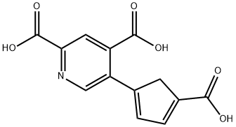 2,4-Pyridinedicarboxylic  acid,  5-(4-carboxy-1,3-cyclopentadien-1-yl)-
