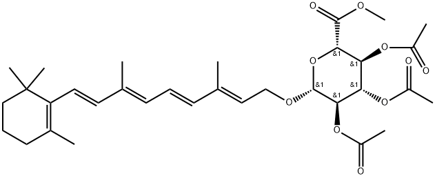 Methyl (1-O-retinyl-2,3,4-triacetyl-beta-D-glucopyran)uronate