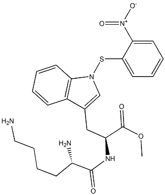 H-lysyl-2-(2-nitrophenylsulfenyl)tryptophan methyl ester
