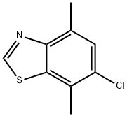 Benzothiazole, 6-chloro-4,7-dimethyl- (6CI)