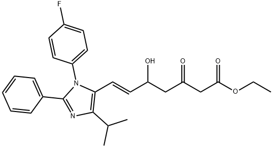 ETHYL ((4-FLUOROPHENYL)ISOPROPYL-PHENYL-IMIDAZOL-5-YL)-OH-OXO-6-HEPTENOATE,97%