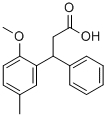 3-(2-甲氧基-5-甲基苯基)-3-苯基丙酸