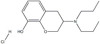 2H-1-Benzopyran-8-ol,3-(dipropylamino)-3,4-dihydro-,hydrochloride
