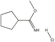 Cyclopentanecarboximidic acid, methyl ester, hydrochloride