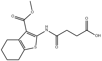 4-{[3-(methoxycarbonyl)-4,5,6,7-tetrahydro-1-benzothiophen-2-yl]amino}-4-oxobutanoic acid