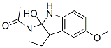 1-acetyl-1,2,3,3a,8,8a-hexahydro-8a-hydroxy-5-methoxypyrrolo(2,3-b)indole