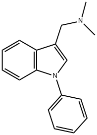 INDOLE, 3-((DIMETHYLAMINO)METHYL)-1-PHENYL-